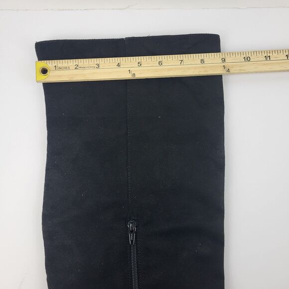 Seychelles Paradise City Women's Fabric Over the Knee Boots Black Size 10 - Picture 4 of 16